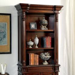 ROOSEVELT BOOK SHELF, CHERRY FINISH